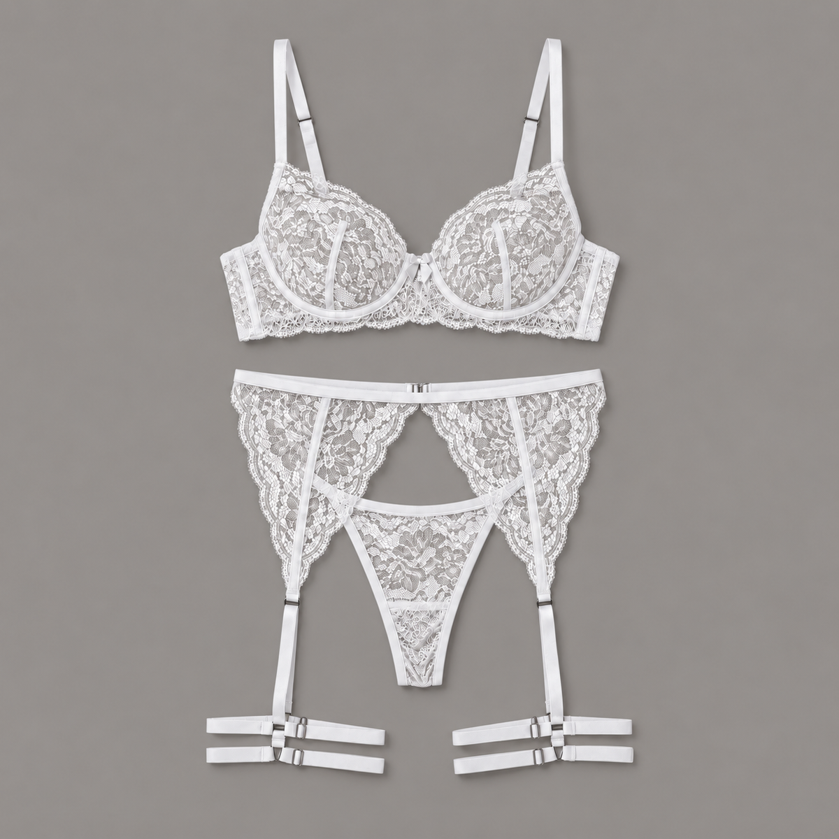 Conjunto em Renda com Cinta-Liga – Kelly